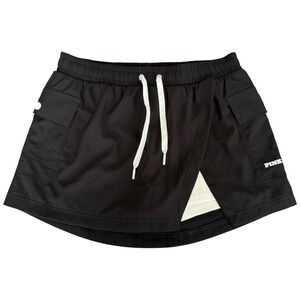 PINK Victoria's Secret NWT Black Cargo Athletic‎ Skort  White Shorts Size Medium